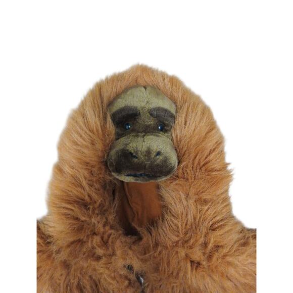 Y2K Furry Plush Orangutan Costume Child XL Kids 7-8 Adorable Friendly Realistic - Picture 3 of 16